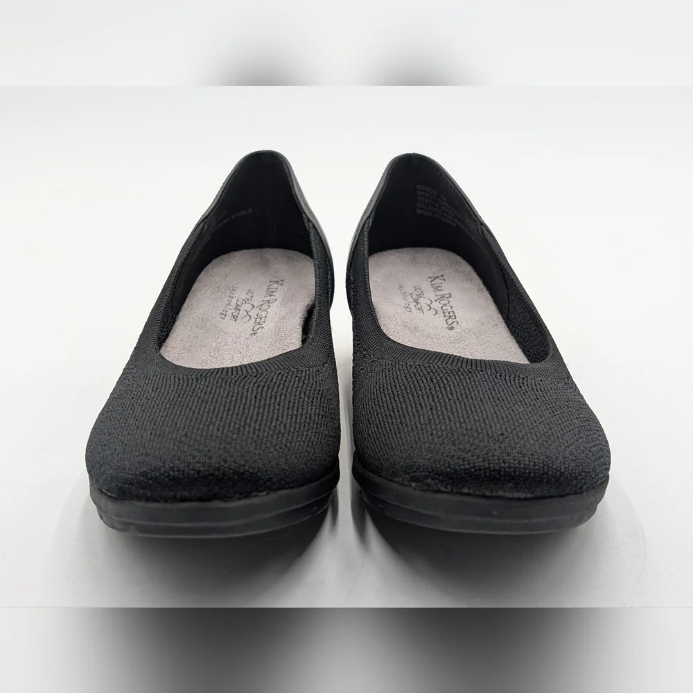 Kim Rogers Maddie Sz 7M Ultra Comfort Supported Technology Footbed Black Loafers